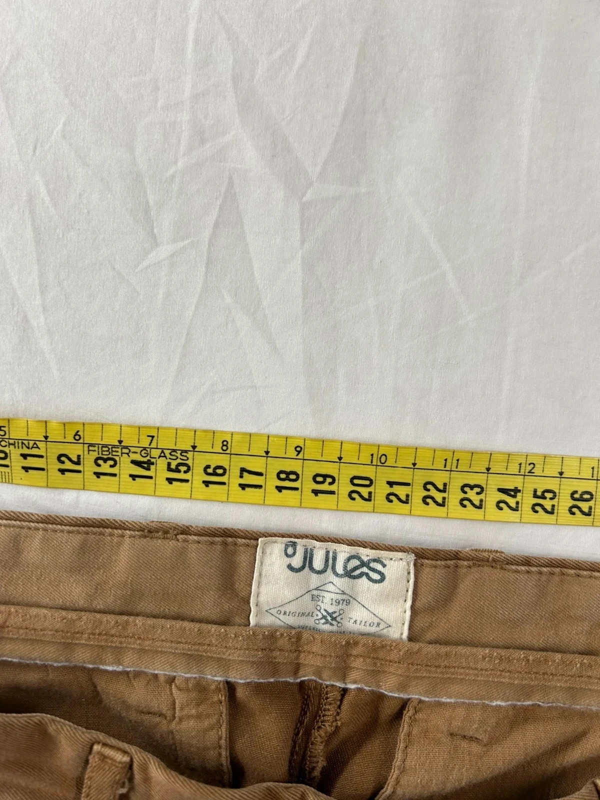 Chino beige marron Jules – photo 8